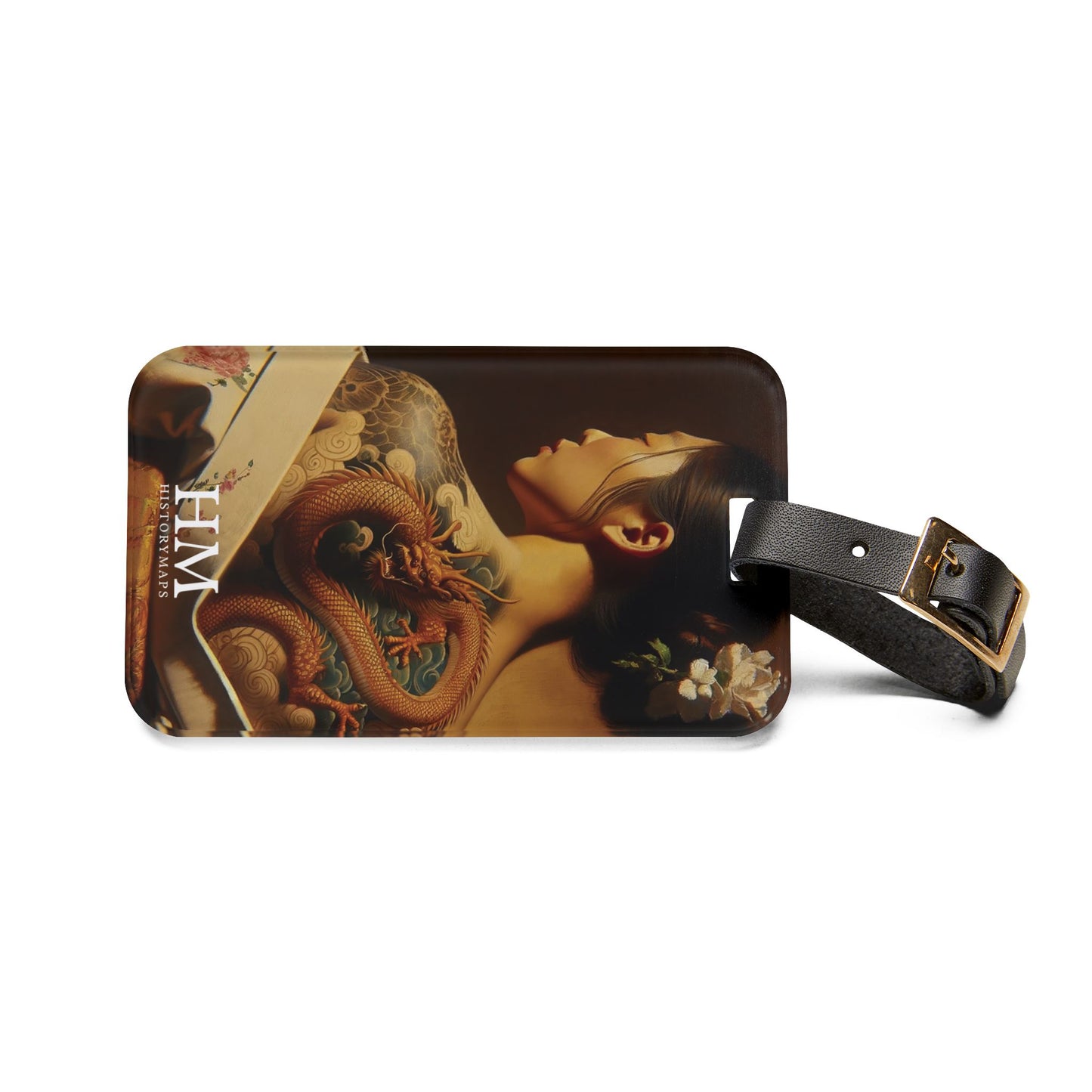 Girl with Dragon Tattoo Luggage Tag