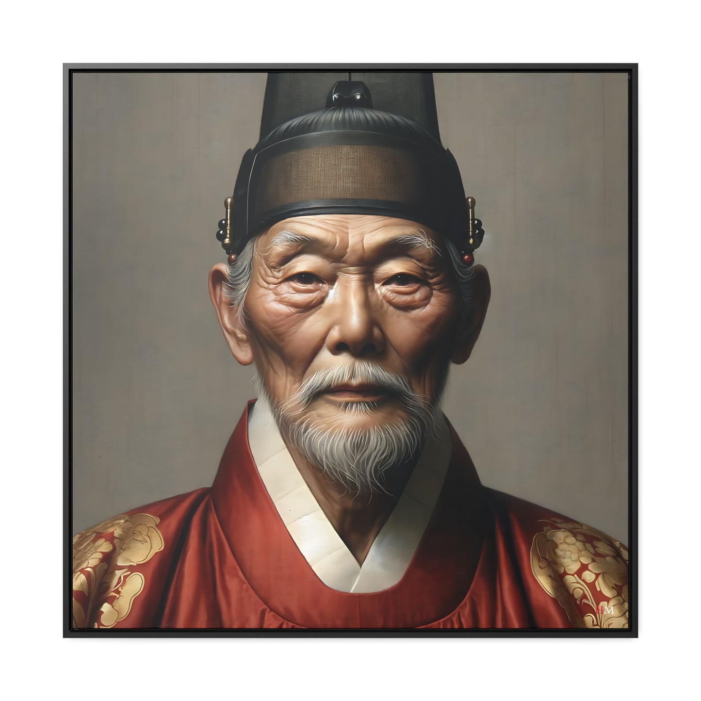 Joseon Monarch Gallery Canvas Wraps, Square Frame