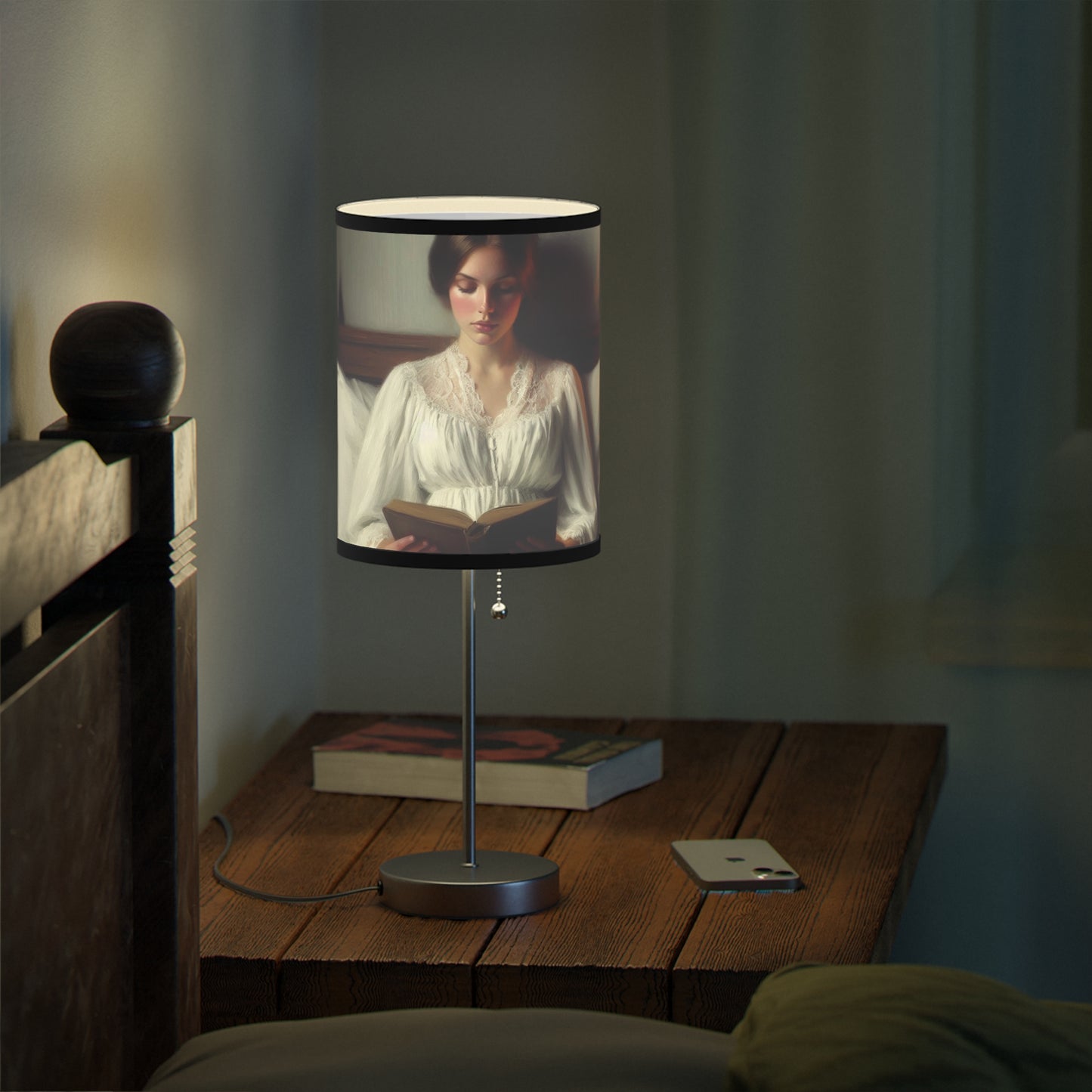 Victorian Bedtime Stories Lamp on a Stand, US|CA plug