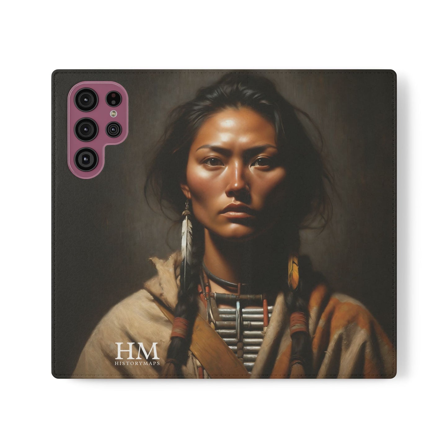 Native American Girl Flip Cases