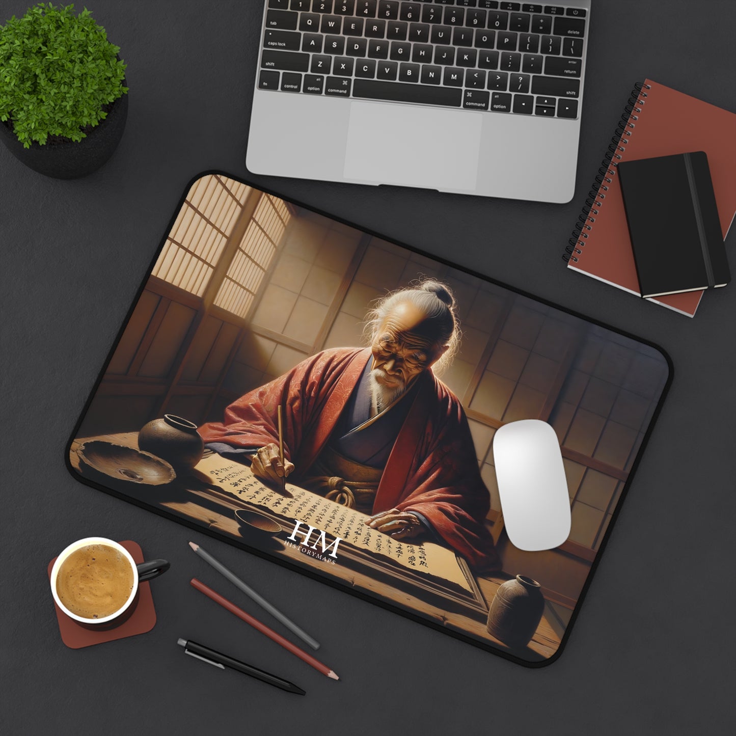 Storyteller of Kyoto Desk Mat