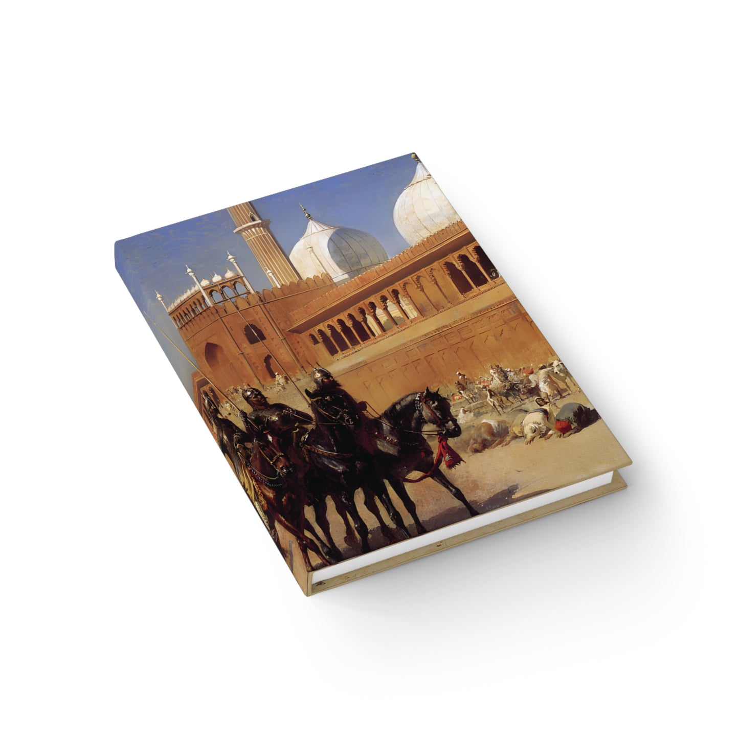 The Great Mogul and His Court Returning from the Great Mosque at Delhi Journal - Blank