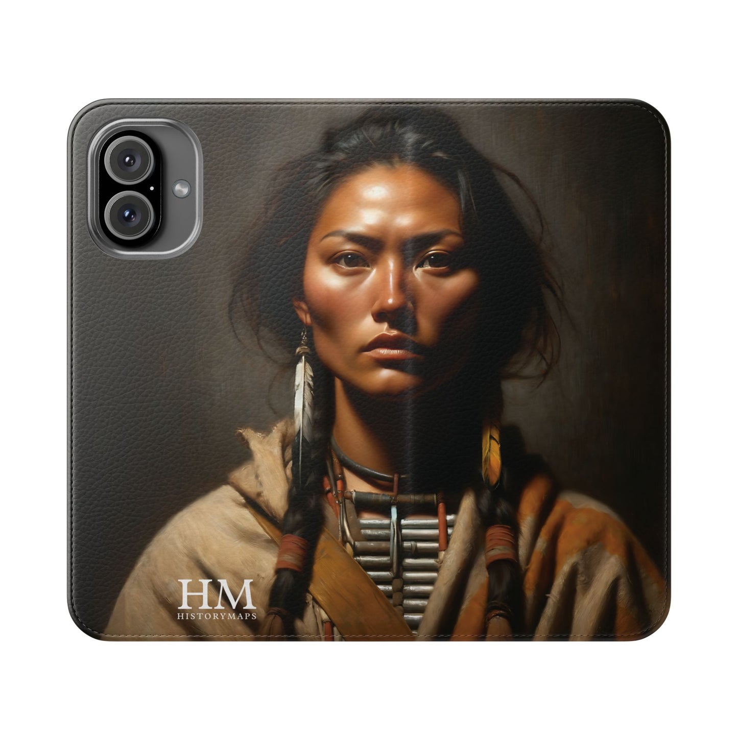 Native American Girl Flip Cases