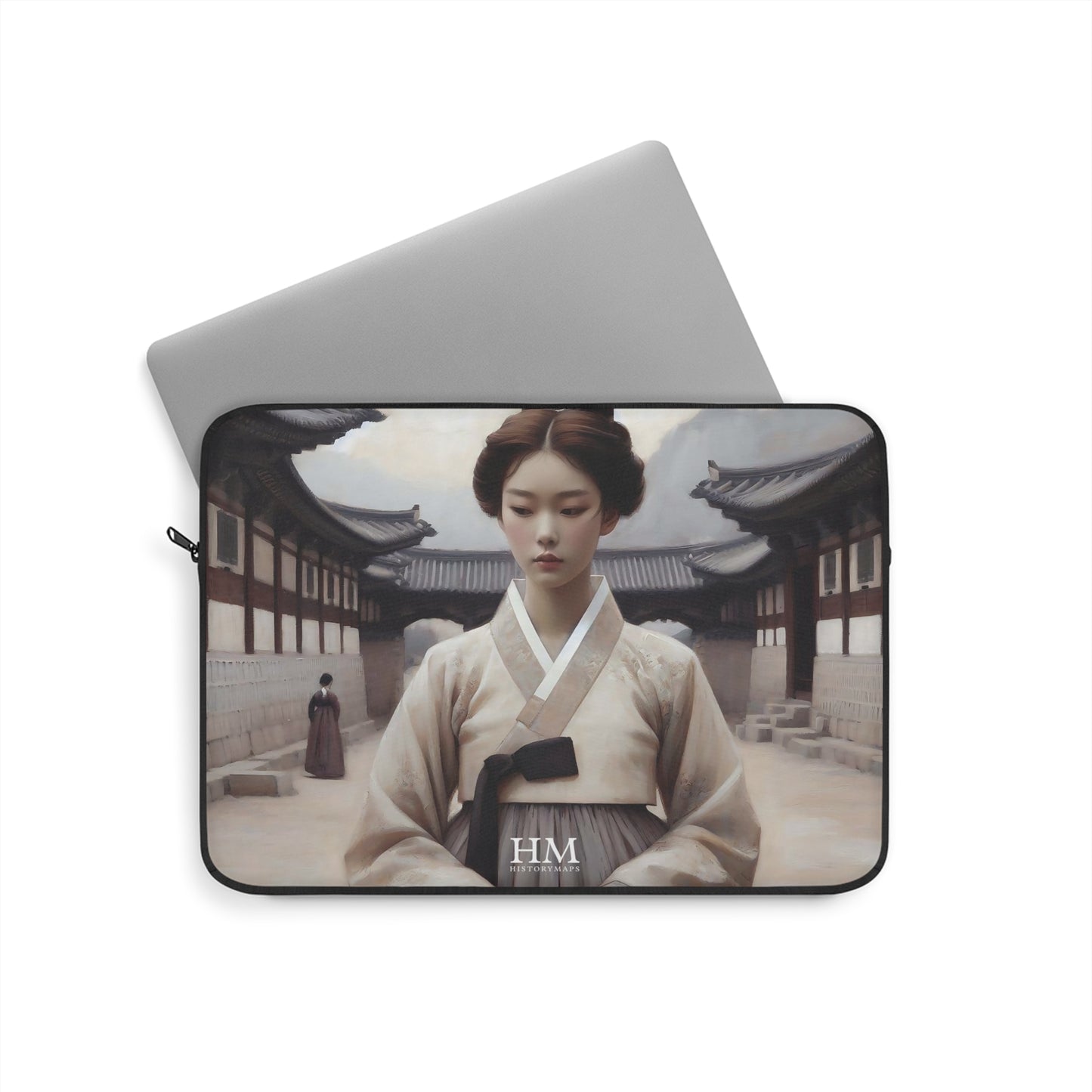 Girl in Hanbok Laptop Sleeve