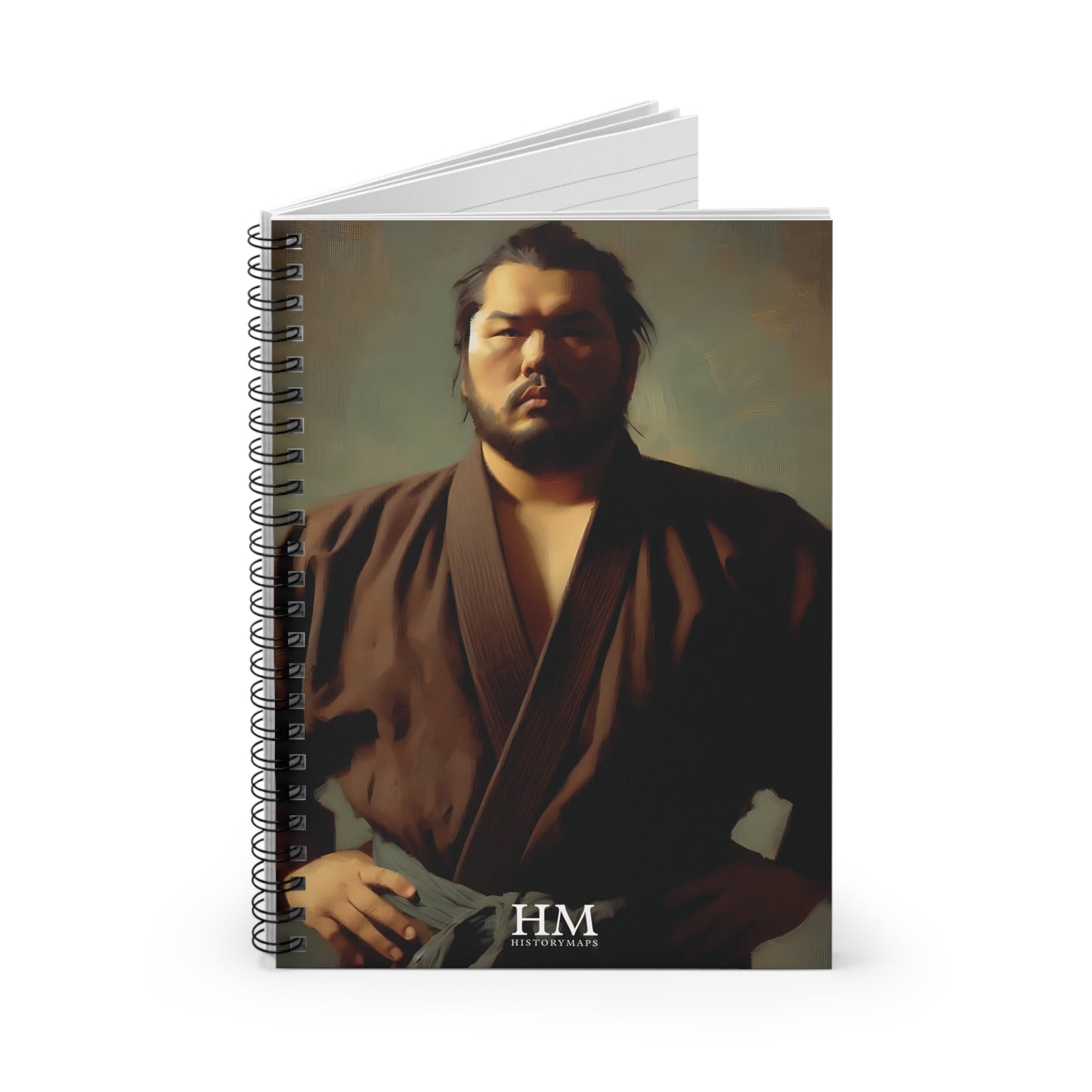 Sumo Wrestler I Spiral Notebook - Ruled Line