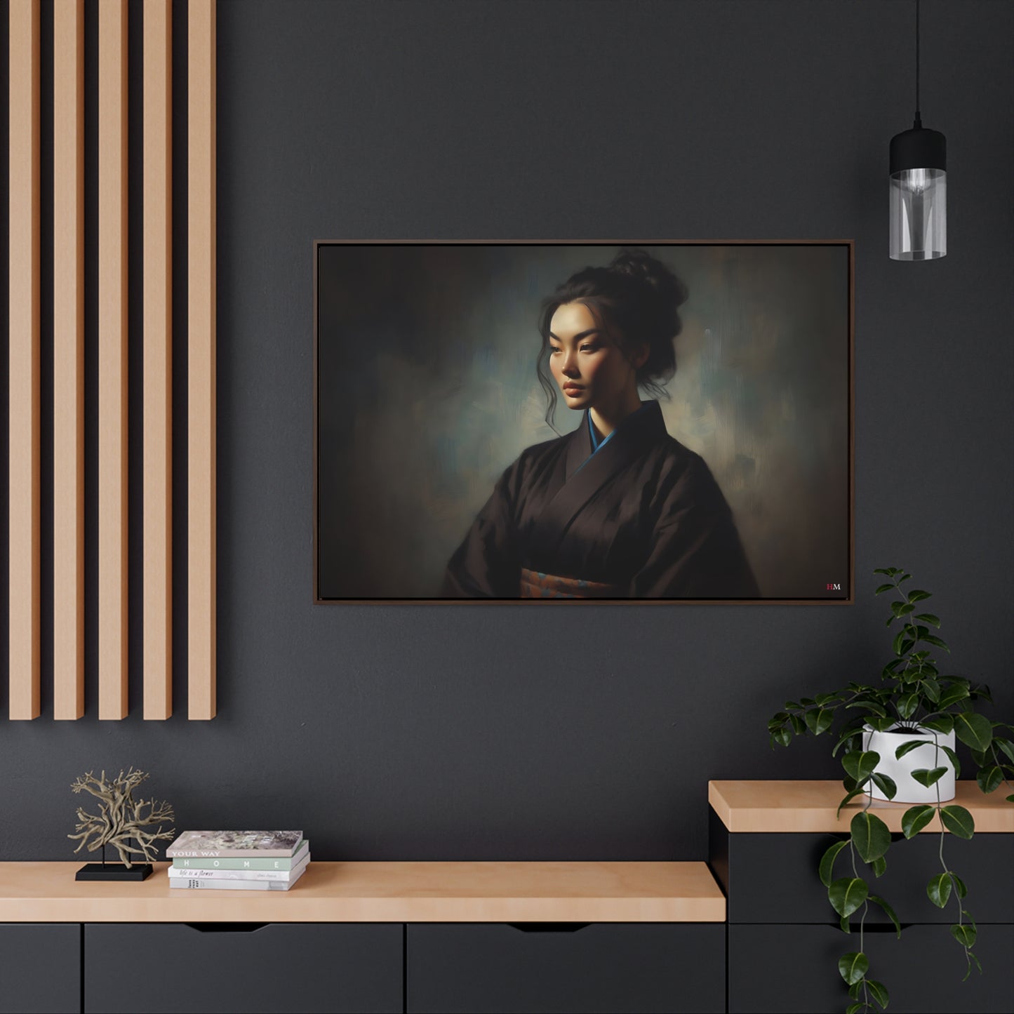 Oyuki Magome, William Adam's Wife Gallery Canvas Painting Wraps, Horizontal Frame