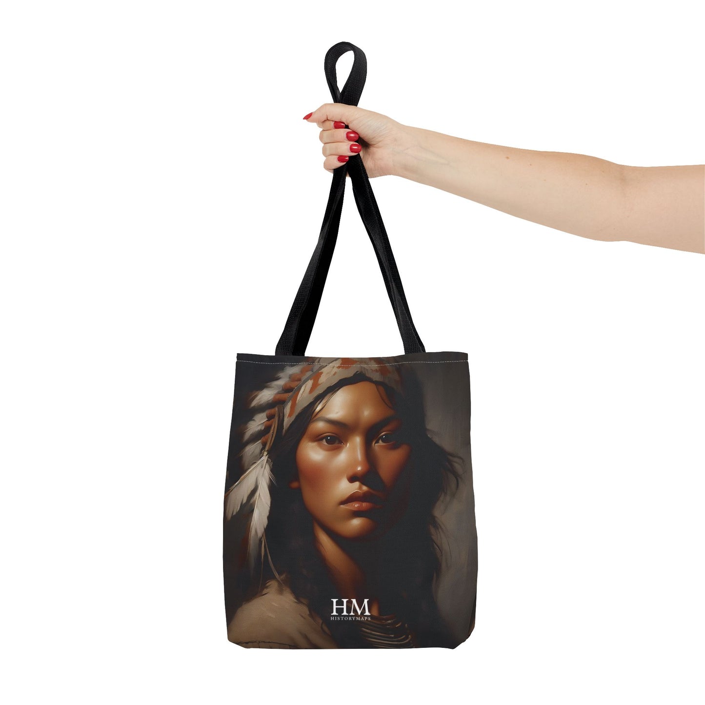 Native American Girl Tote Bag