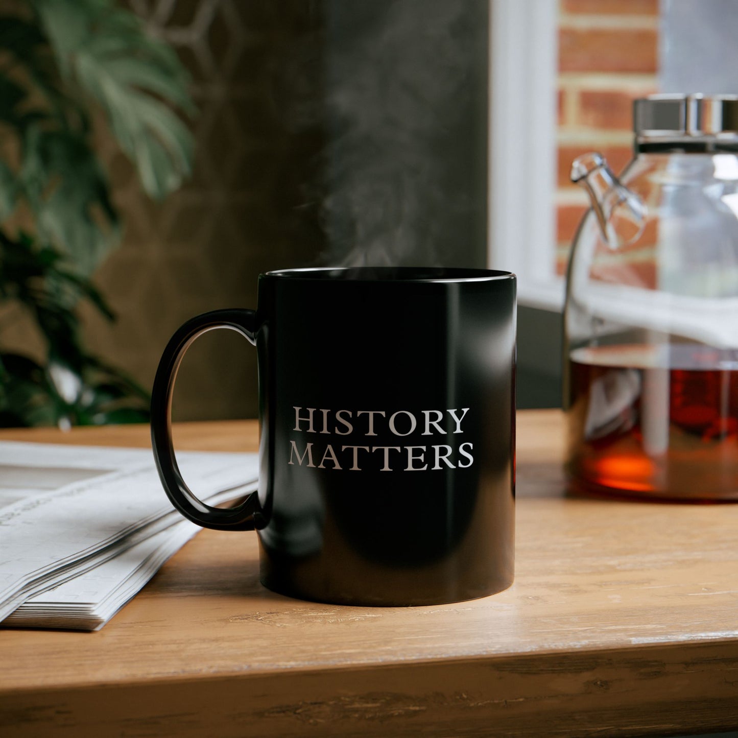 History Matters Black Ceramic Mug (11oz, 15oz)