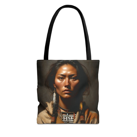 Native American Woman Tote Bag (AOP)