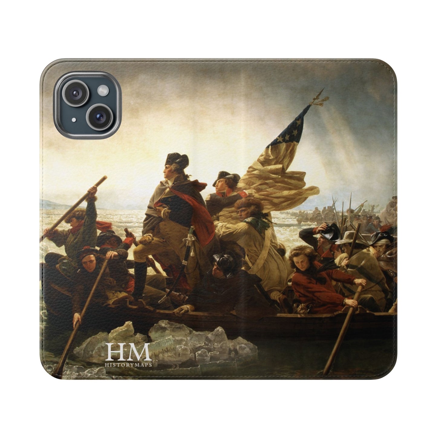 Washington Crossing the Delaware Flip Cases