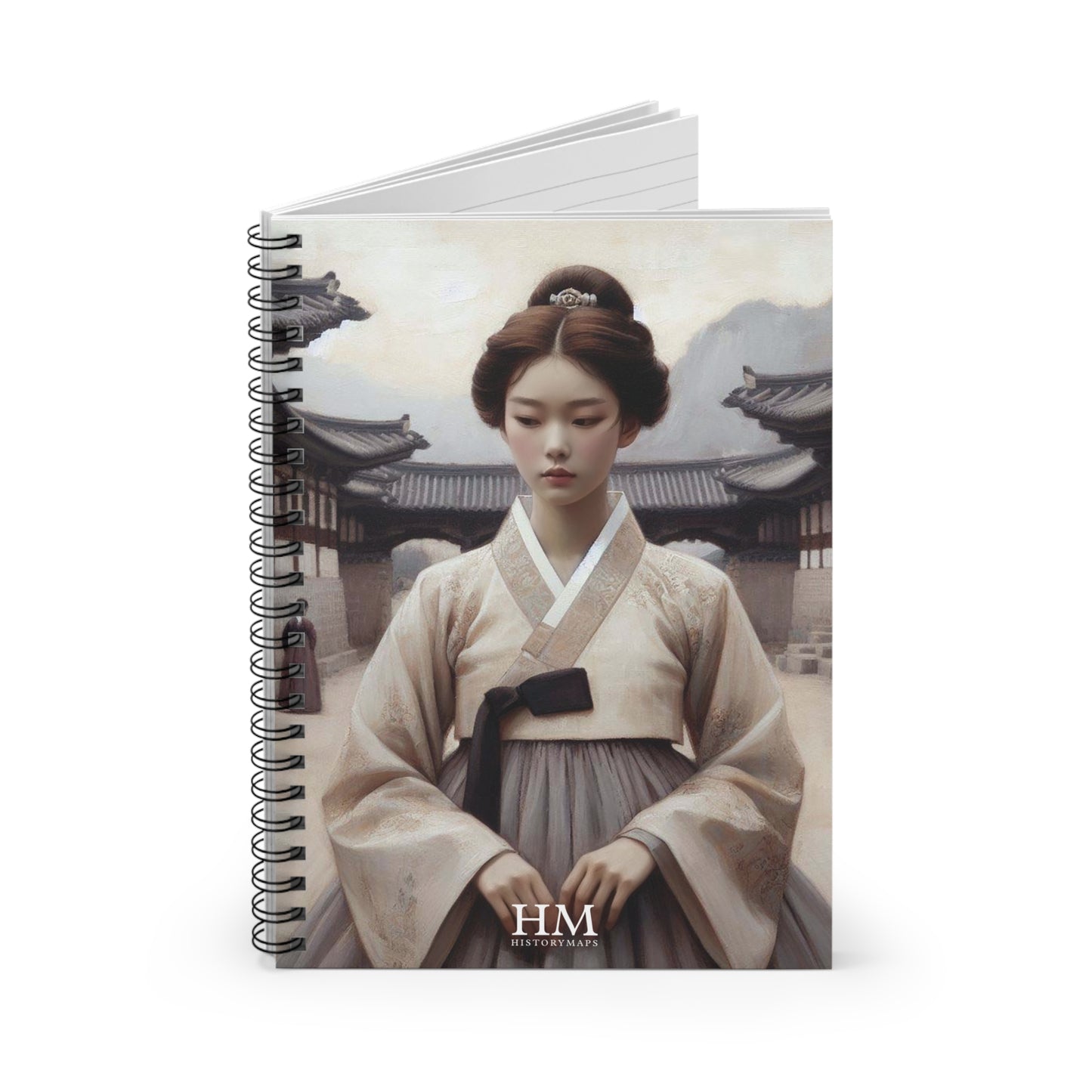 Joseon Beauty Spiral Notebook - Ruled Line