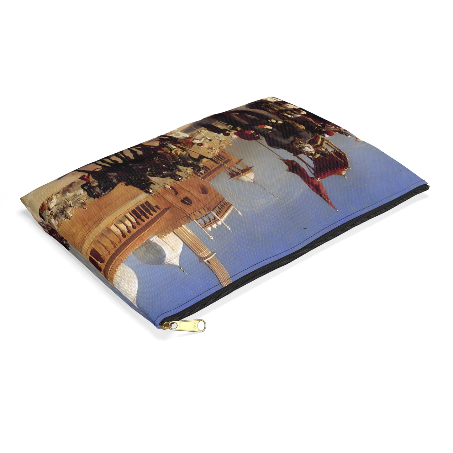 The Great Mogul and His Court Returning from the Great Mosque at Delhi Accessory Pouch