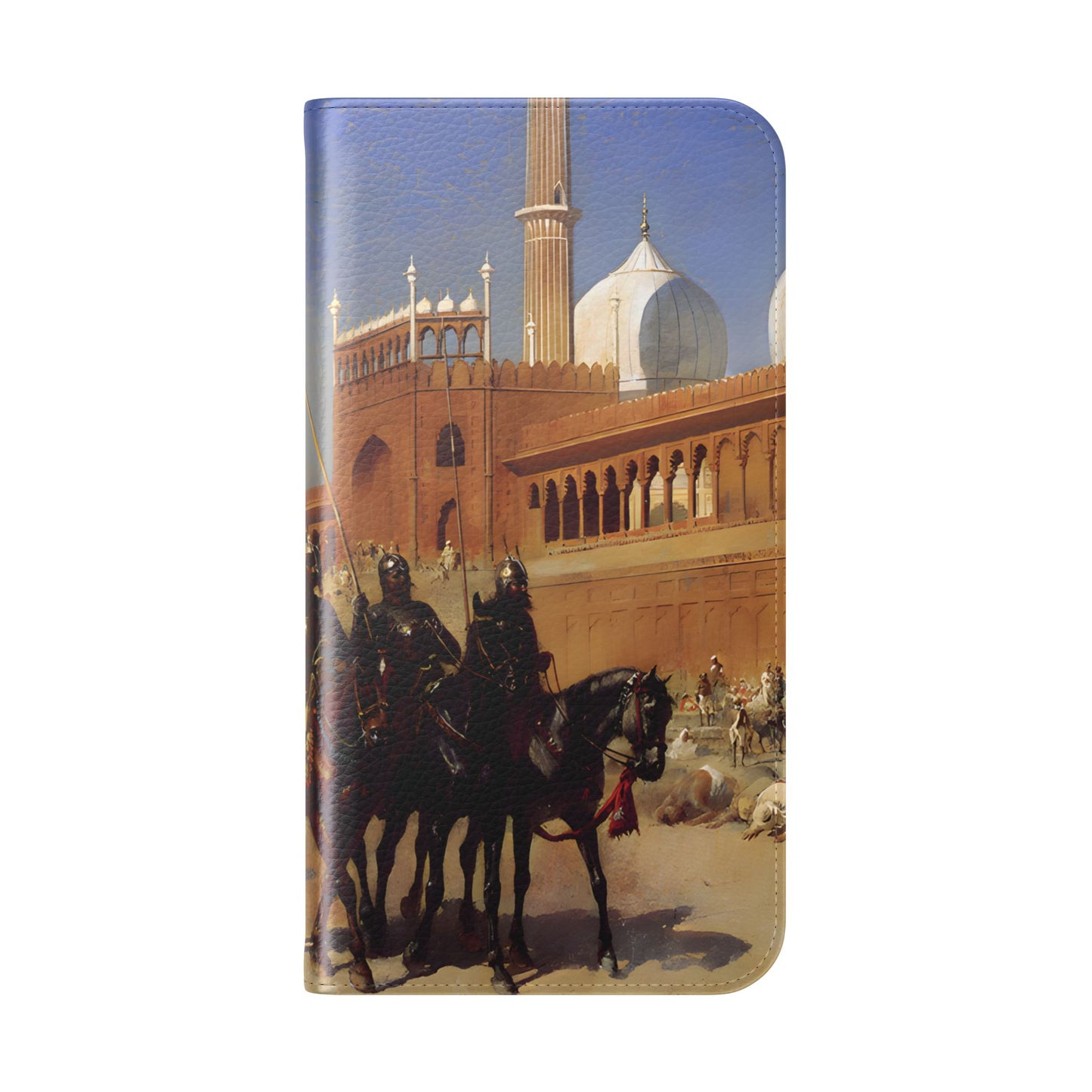 The Great Mogul and His Court Returning from the Great Mosque at Delhi Flip Cases