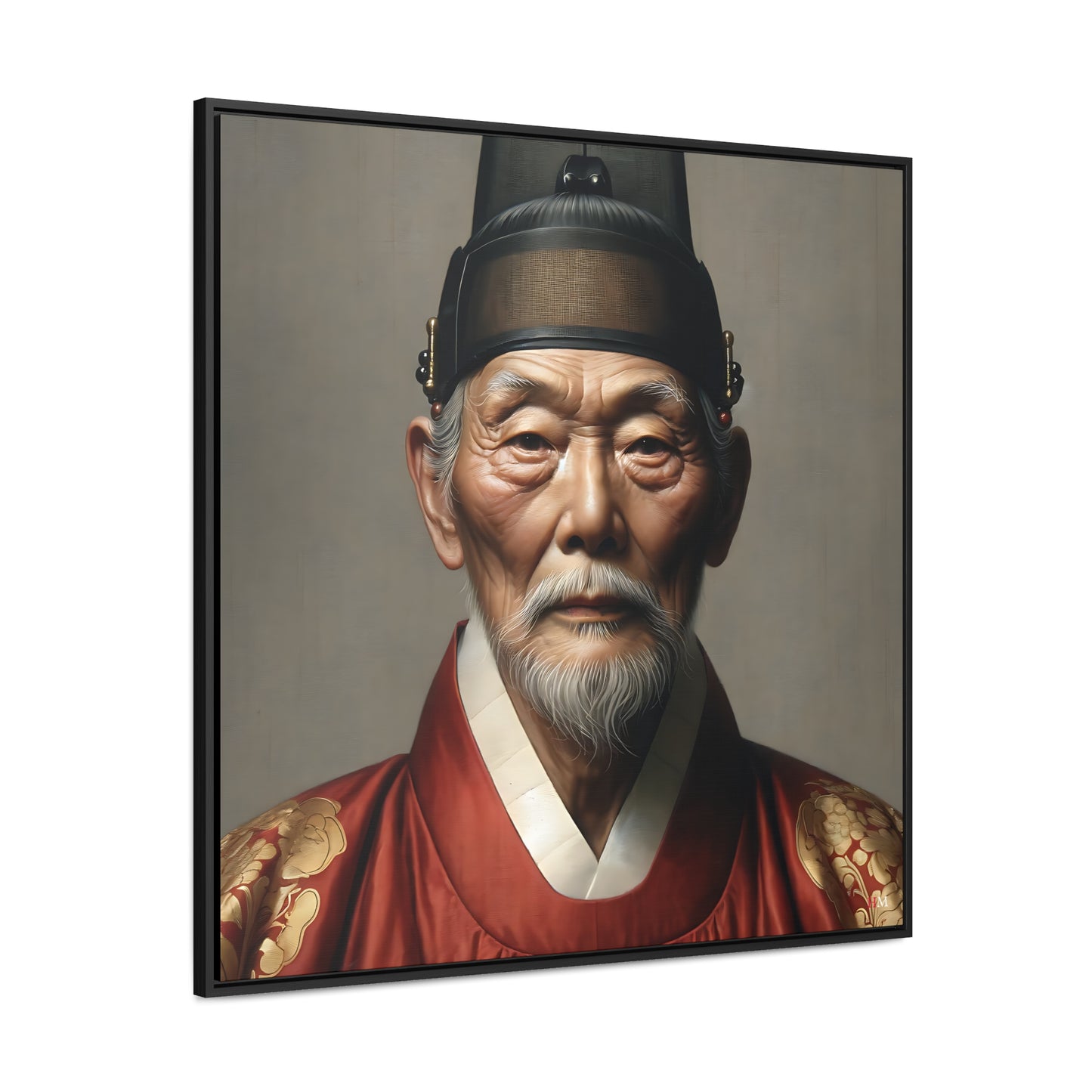 Joseon Monarch Gallery Canvas Wraps, Square Frame