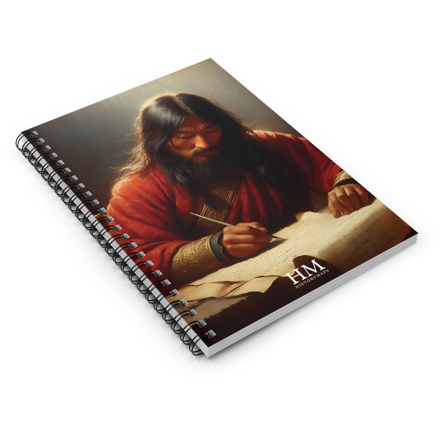 Ancient Tibetan Wisdom Spiral Notebook - Ruled Line