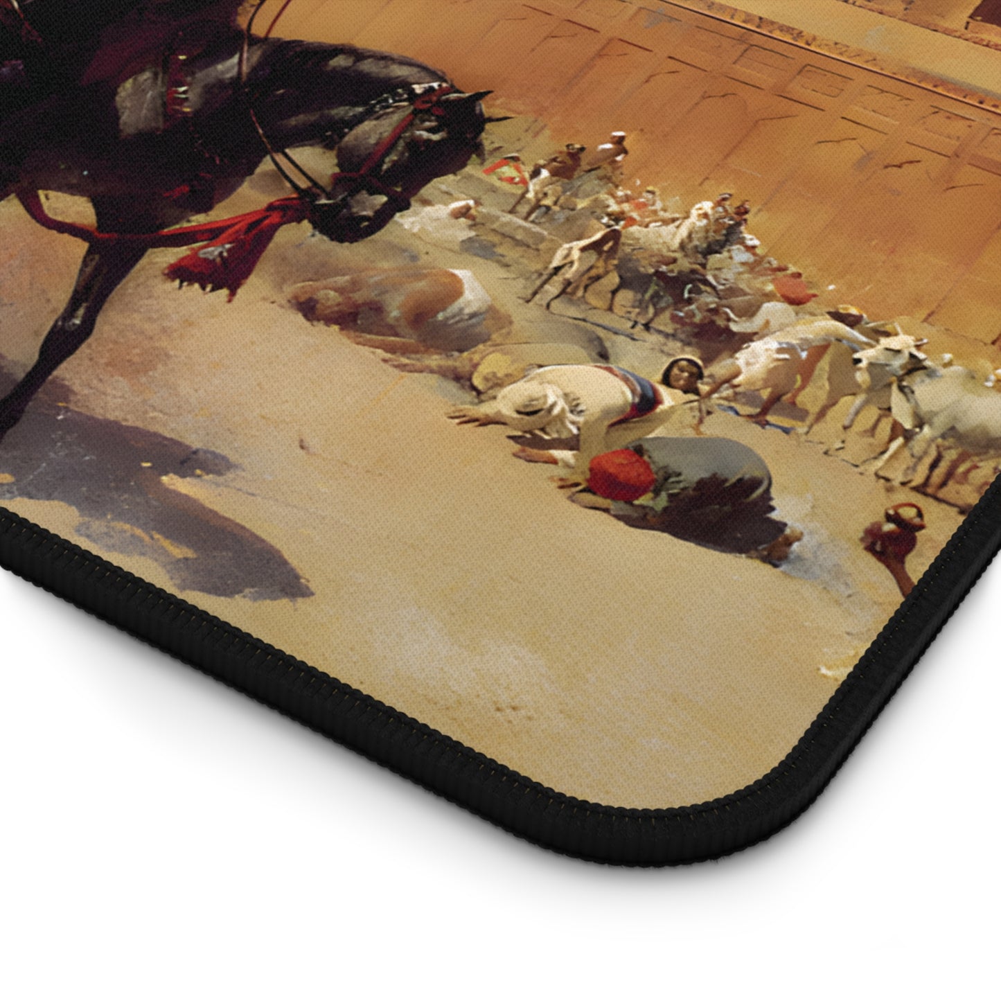 The Great Mogul and His Court Returning from the Great Mosque at Delhi Desk Mat
