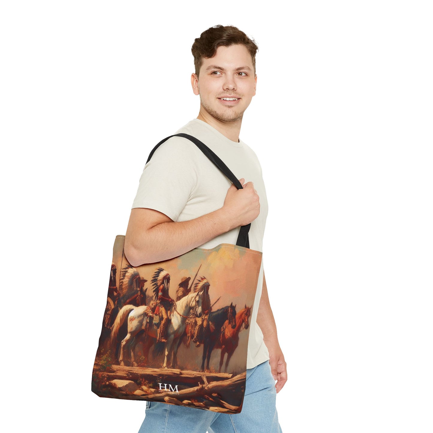 Warriors of the Plains Tote Bag