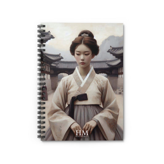 Joseon Beauty Spiral Notebook - Ruled Line