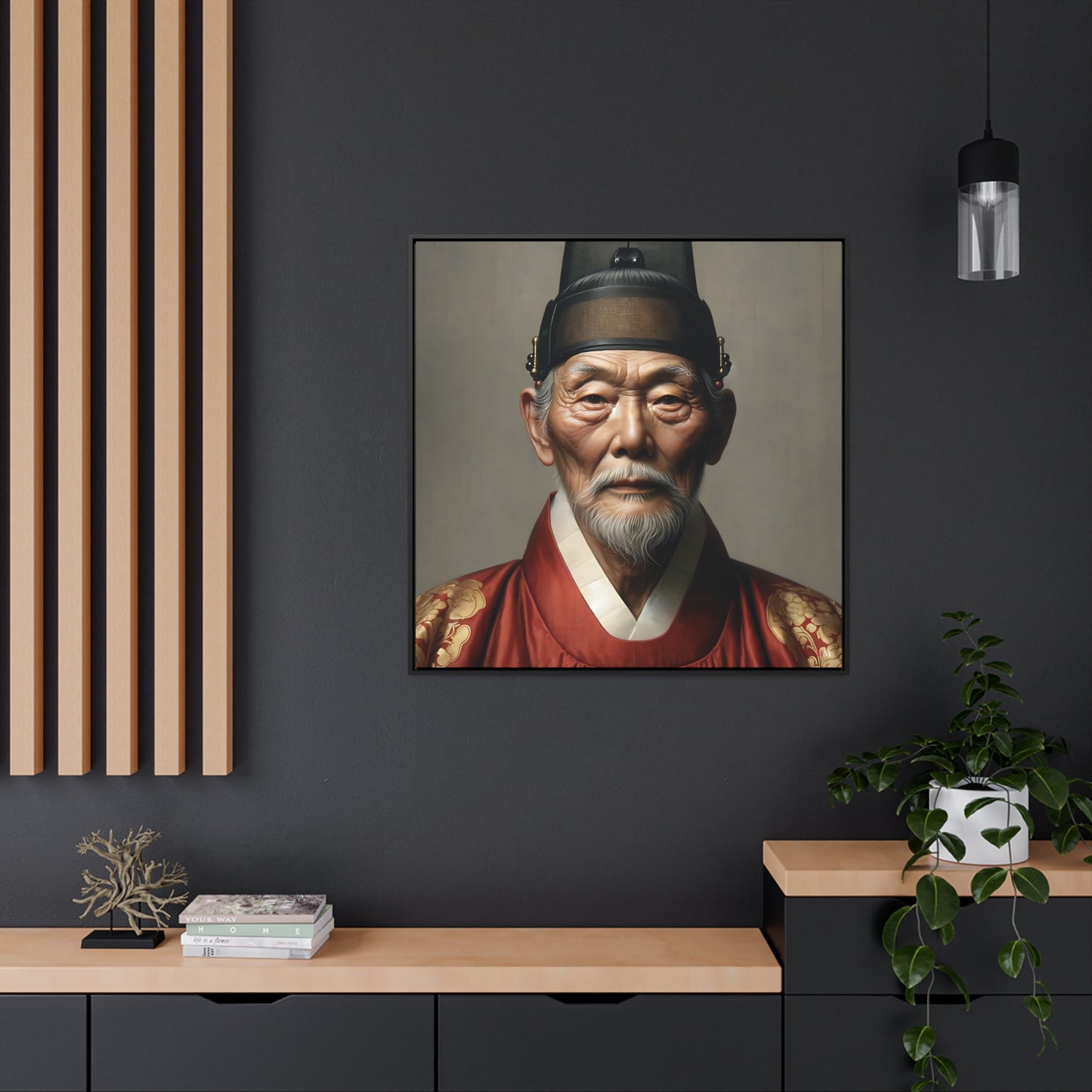 Joseon Monarch Gallery Canvas Wraps, Square Frame