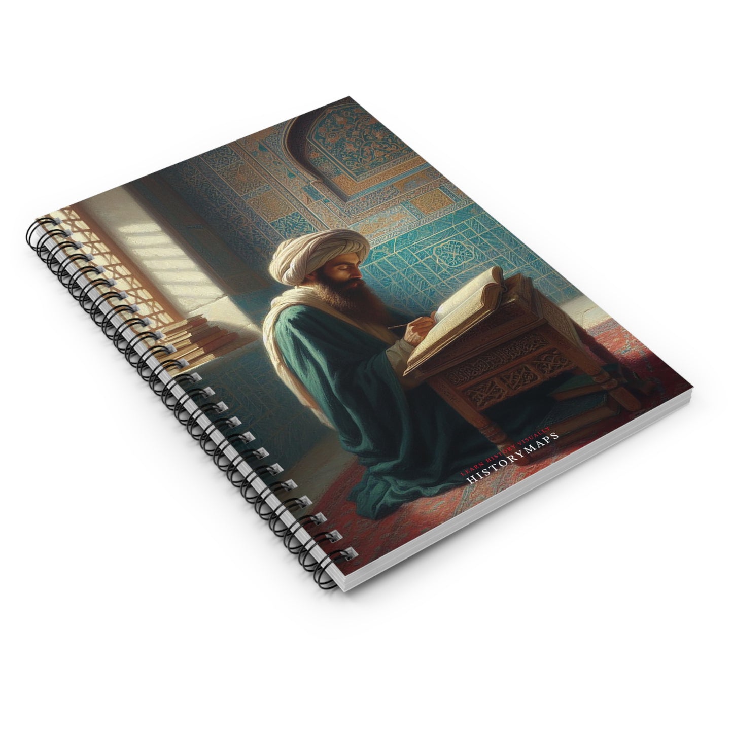 House of Wisdom Spiral Notebook - Ruled Line