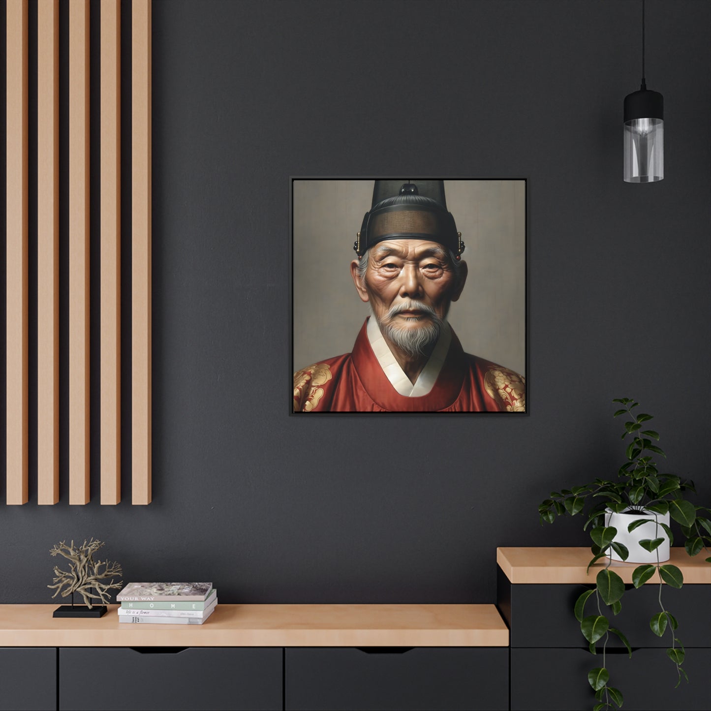 Joseon Monarch Gallery Canvas Wraps, Square Frame