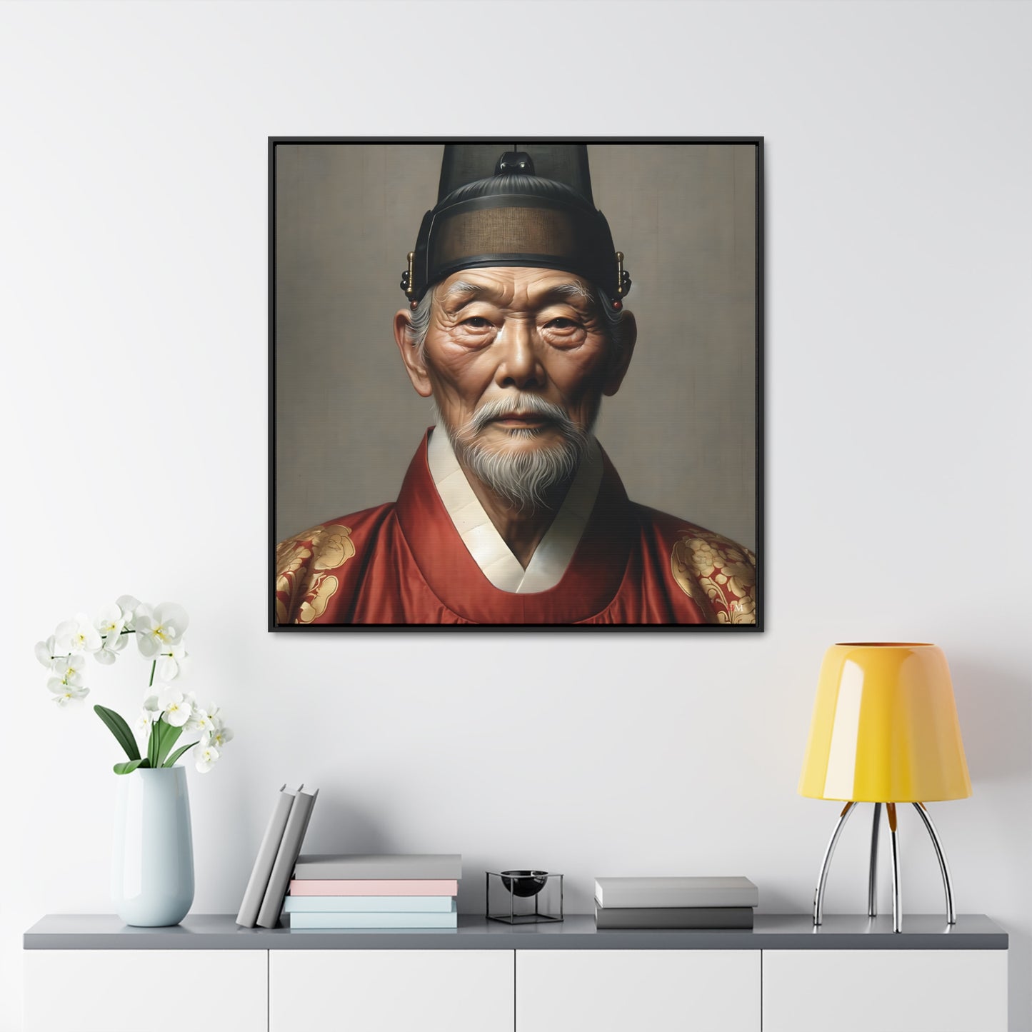 Joseon Monarch Gallery Canvas Wraps, Square Frame