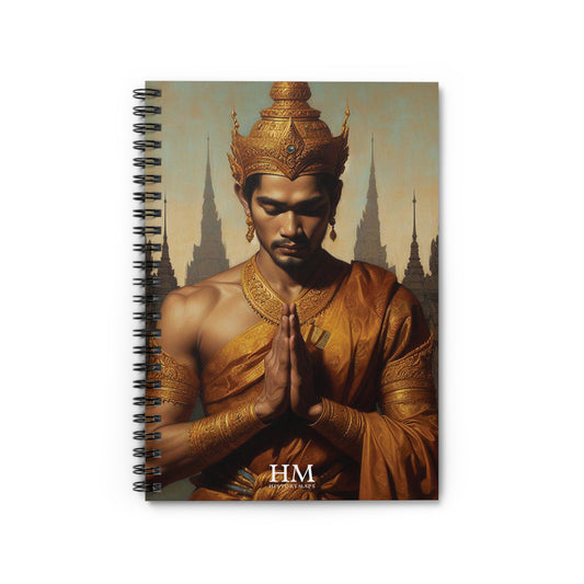 Siamese Meditation Spiral Notebook - Ruled Line