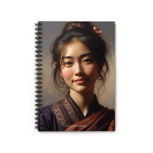 Lady from Lanna Spiral Notebook - Ruled Line