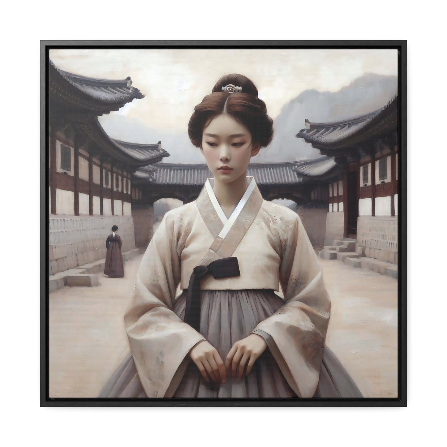 Joseon Beauty Gallery Canvas Wraps, Square Frame