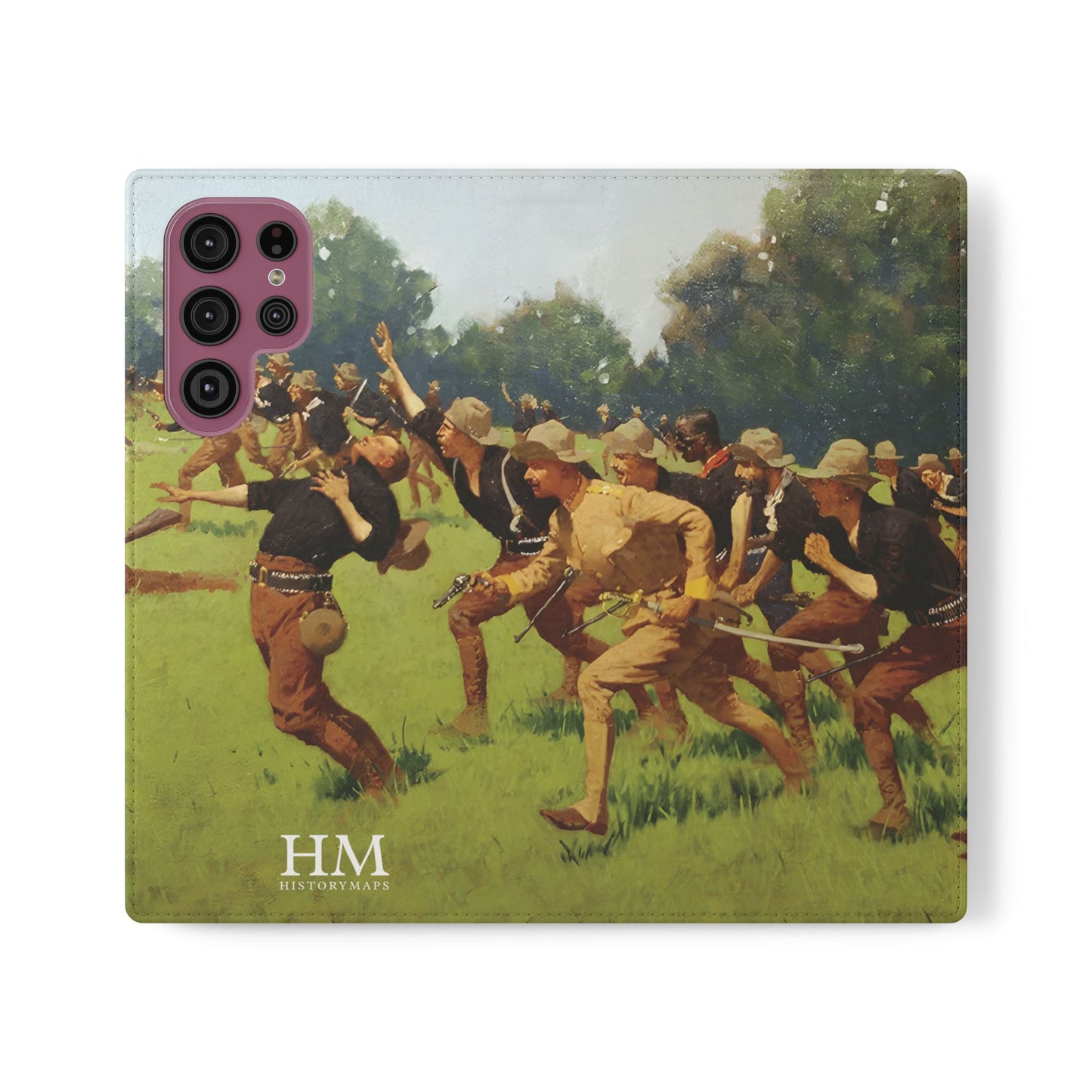 Charge of the Rough Riders at San Juan Hill Flip Cases