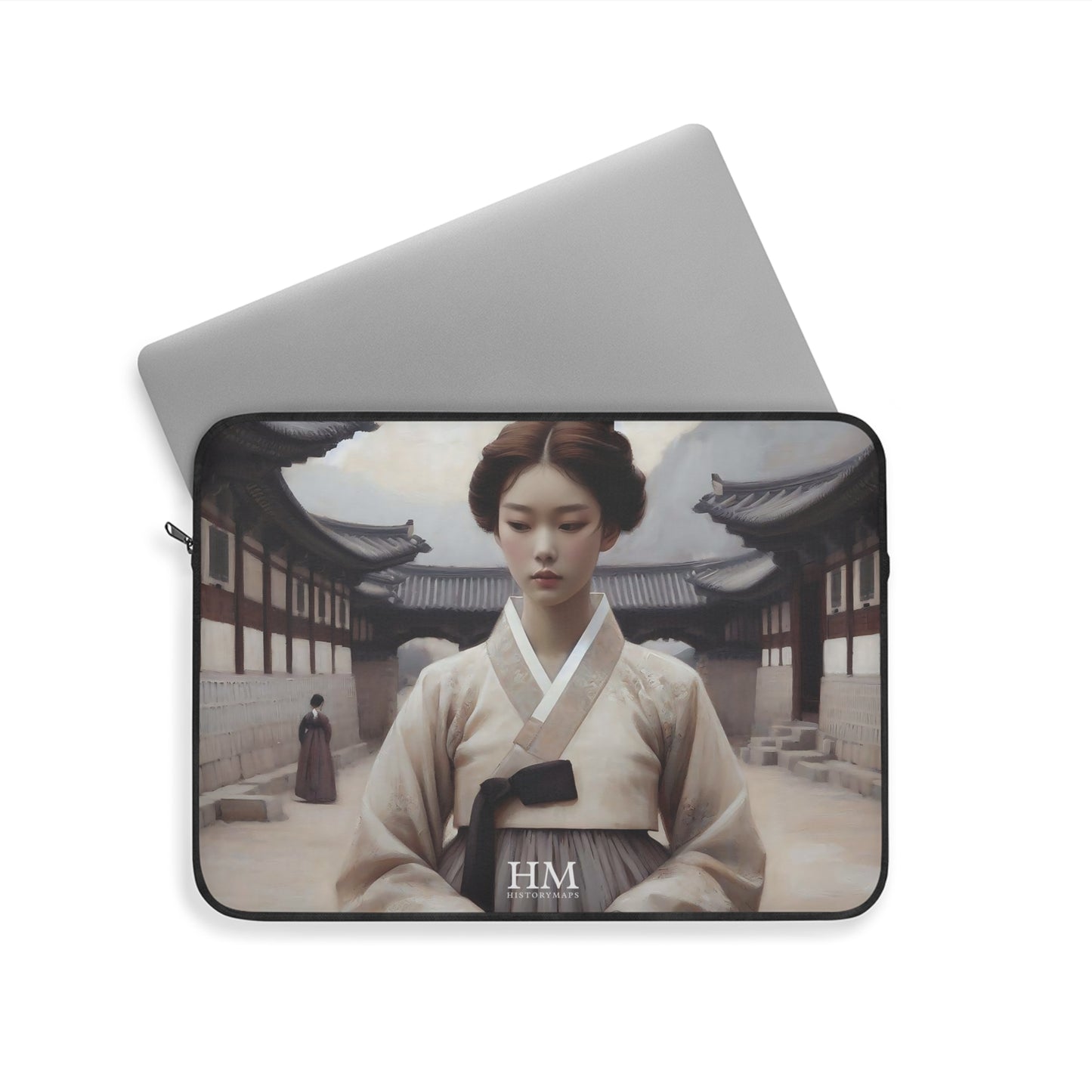 Girl in Hanbok Laptop Sleeve