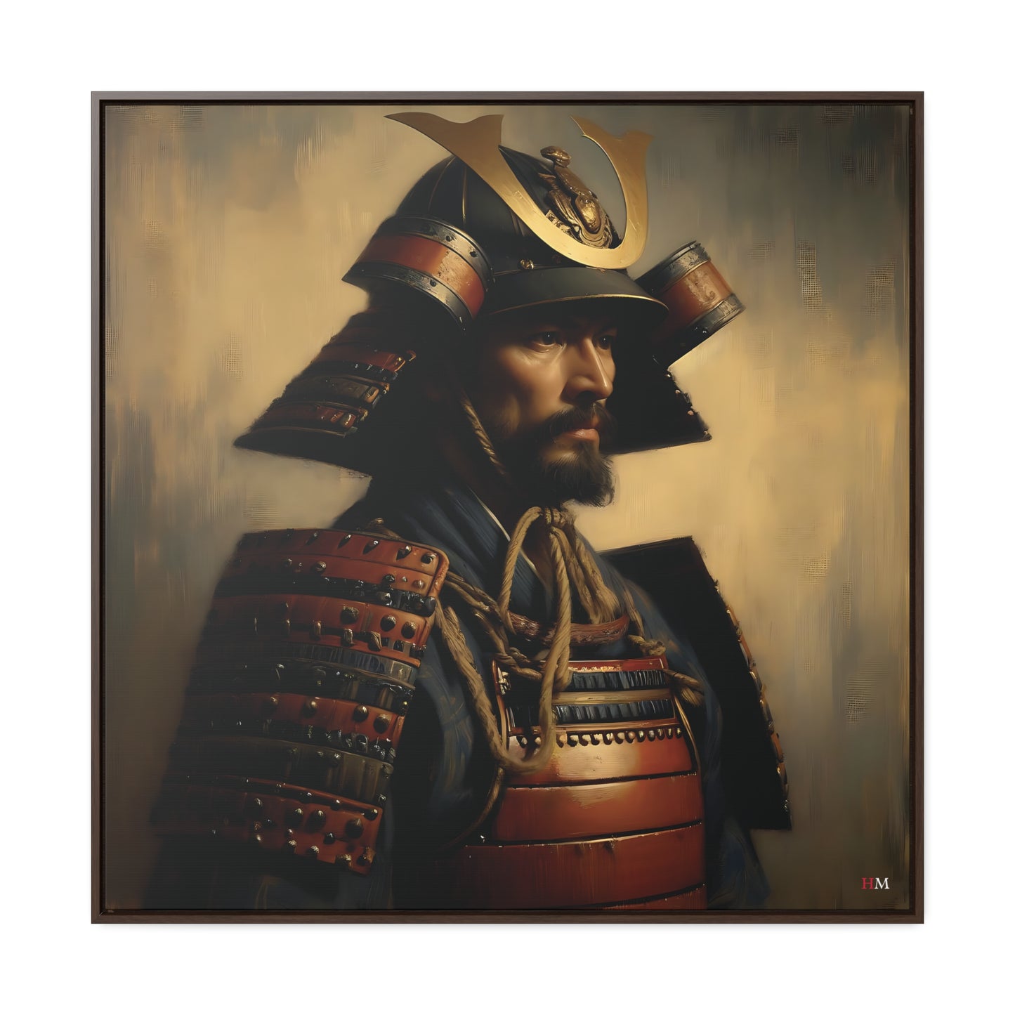 Shogun and Samurai Canvas Wraps, Square Frame 05