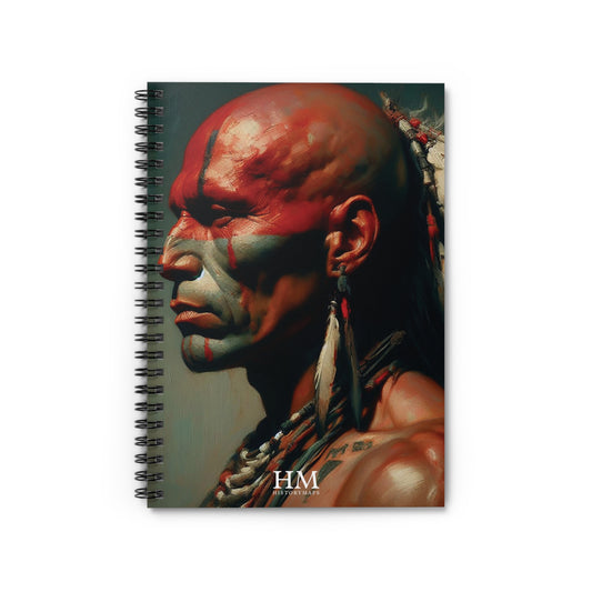 Iroquois Warrior Spiral Notebook - Ruled Line