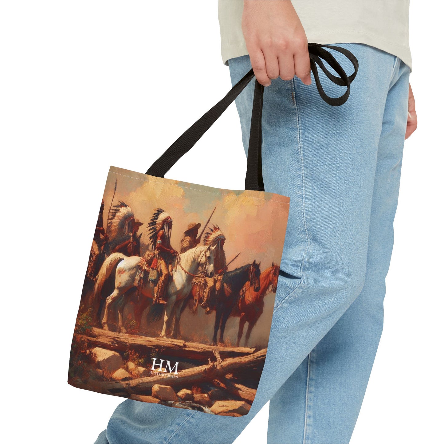 Warriors of the Plains Tote Bag