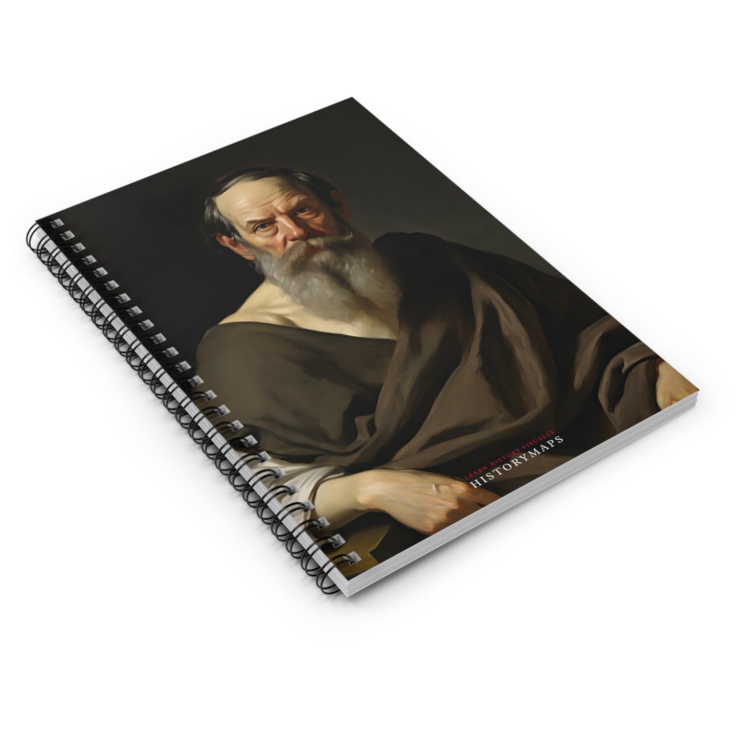 Herodotus Spiral Notebook - Ruled Line