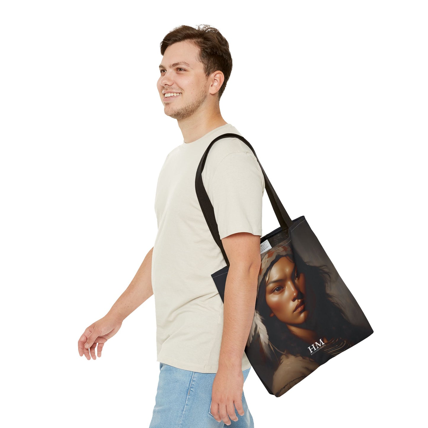 Native American Girl Tote Bag