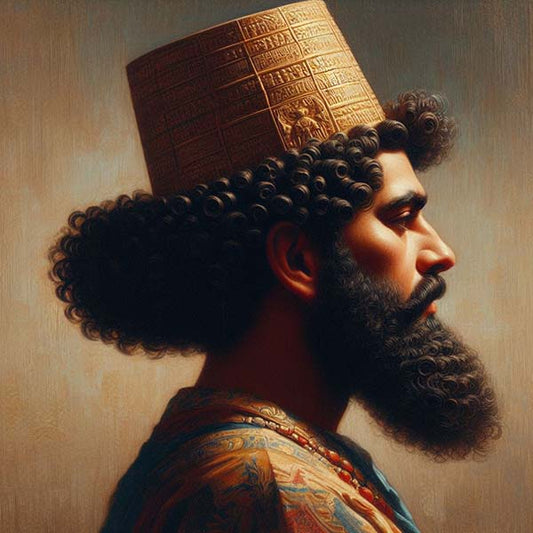 Assyrian Emperor Digital Artwork
