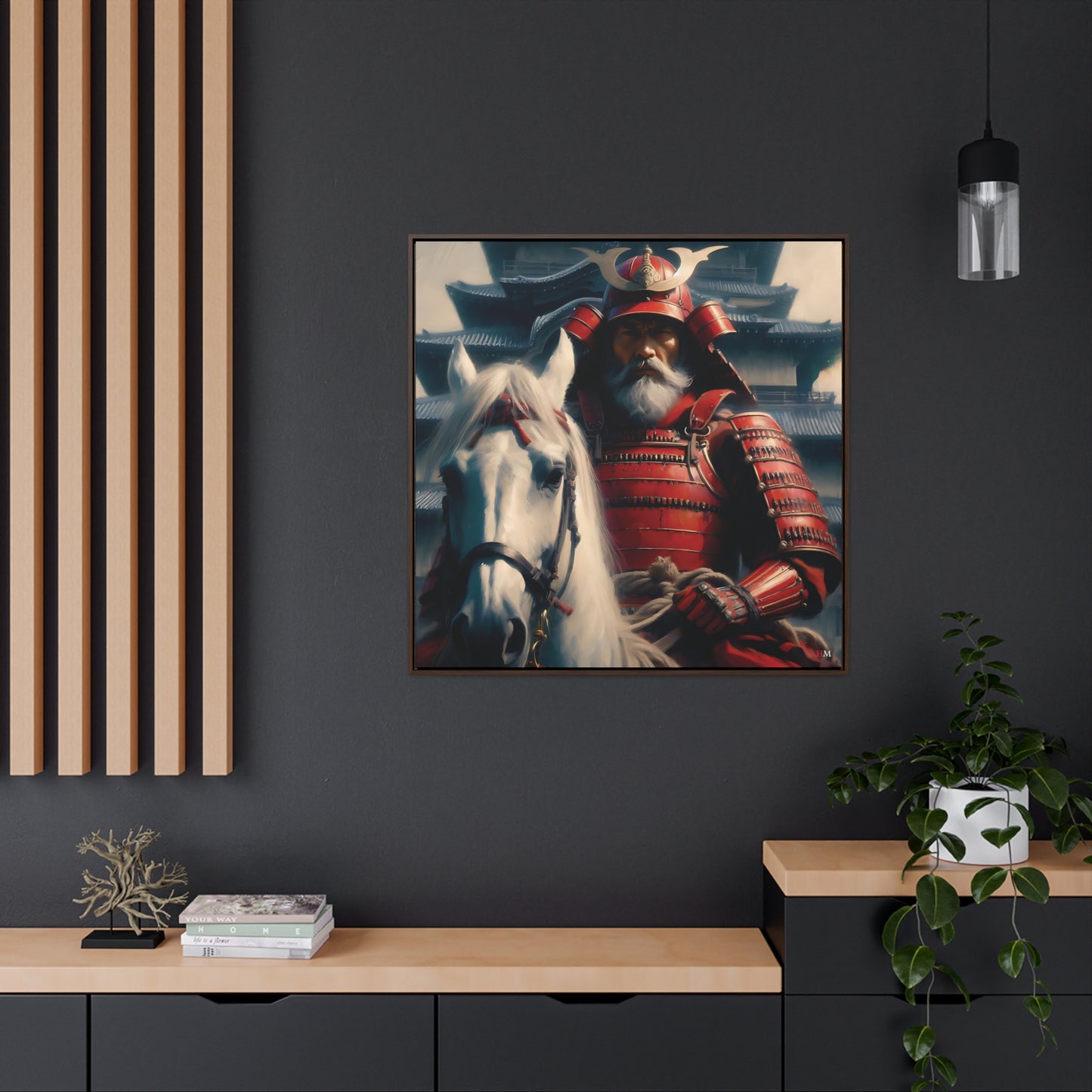 Shogun and Samurai Canvas Wraps, Square Frame 13