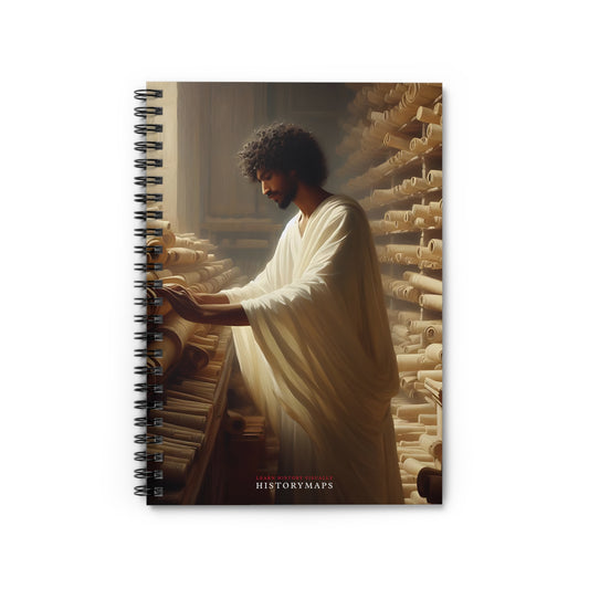 Library of Alexandria Spiral Notebook - Ruled Line