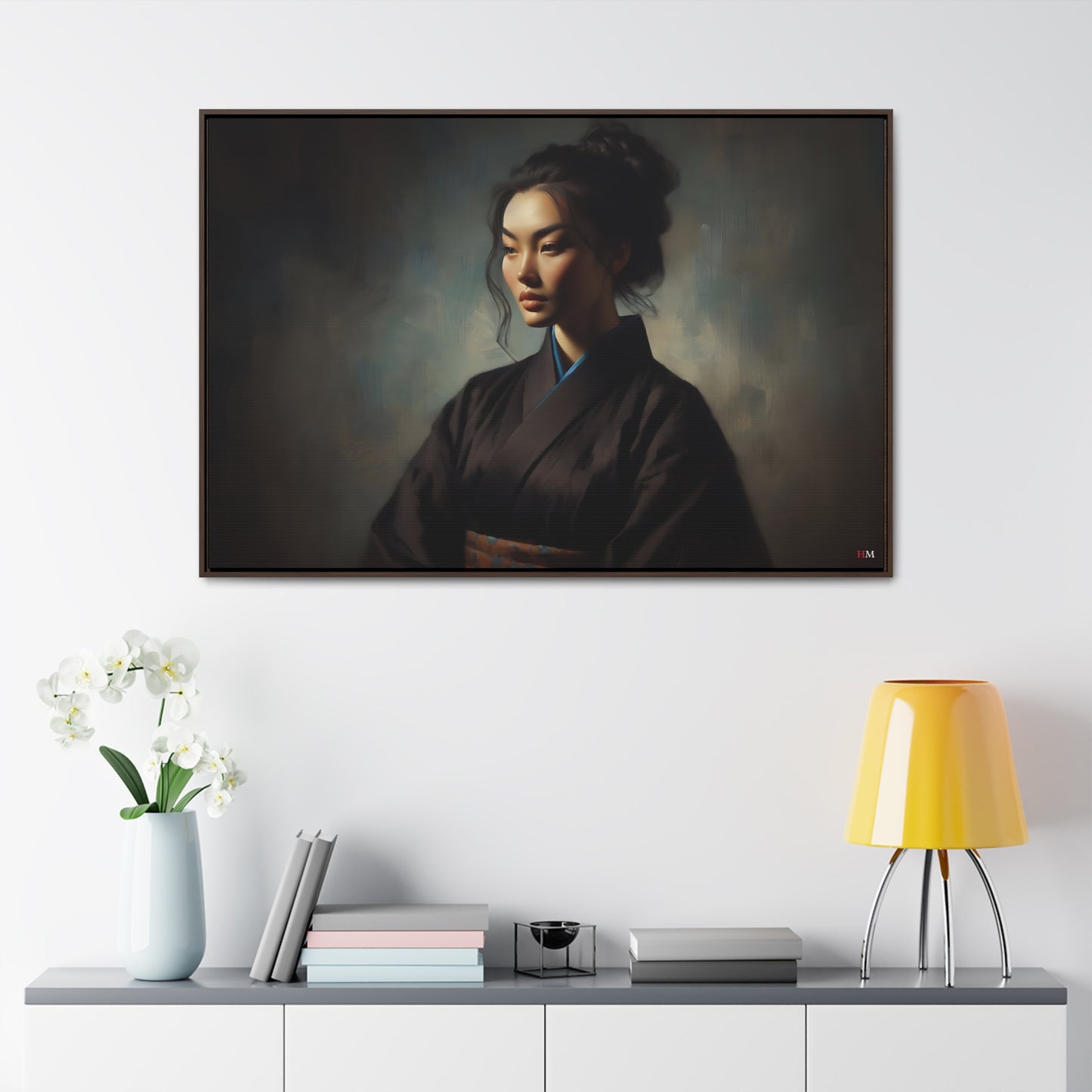 Oyuki Magome, William Adam's Wife Gallery Canvas Painting Wraps, Horizontal Frame