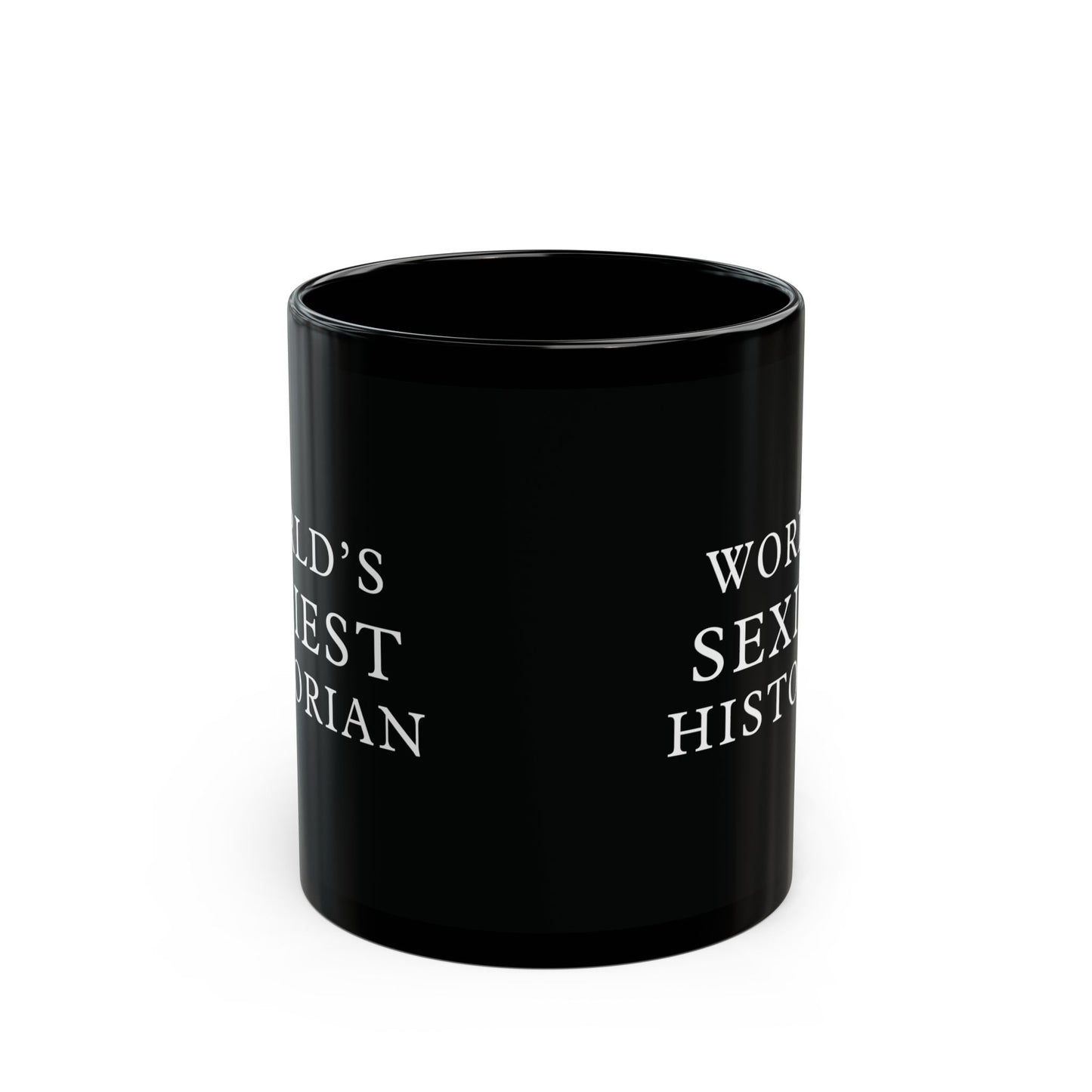 World's Sexiest Historian Black Mug (11oz, 15oz)