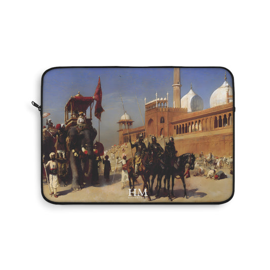 The Great Mogul and His Court Returning from the Great Mosque at Delhi Laptop Sleeve