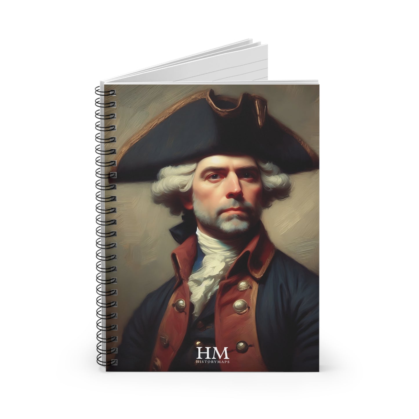 Hero of the Revolution Spiral Notebook - Ruled Line