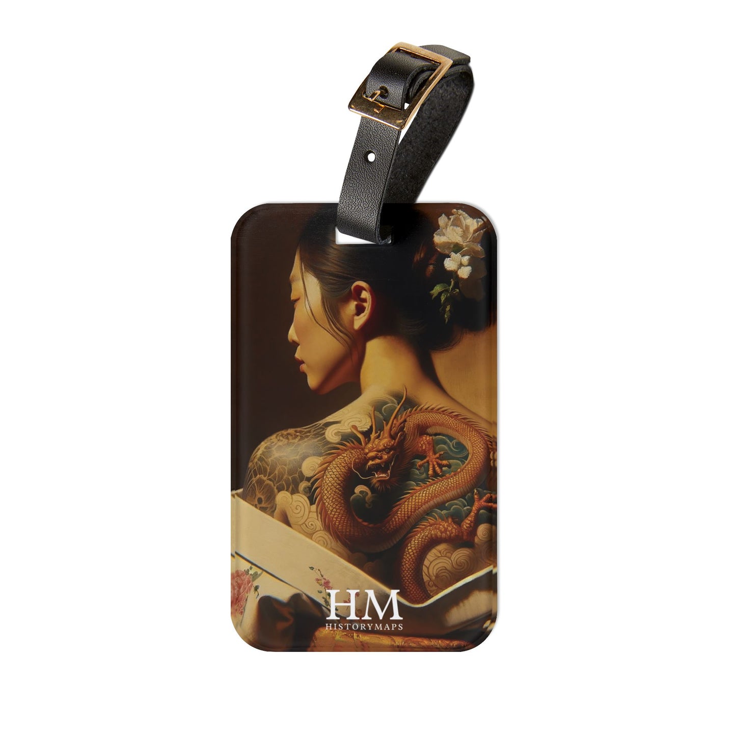 Girl with Dragon Tattoo Luggage Tag