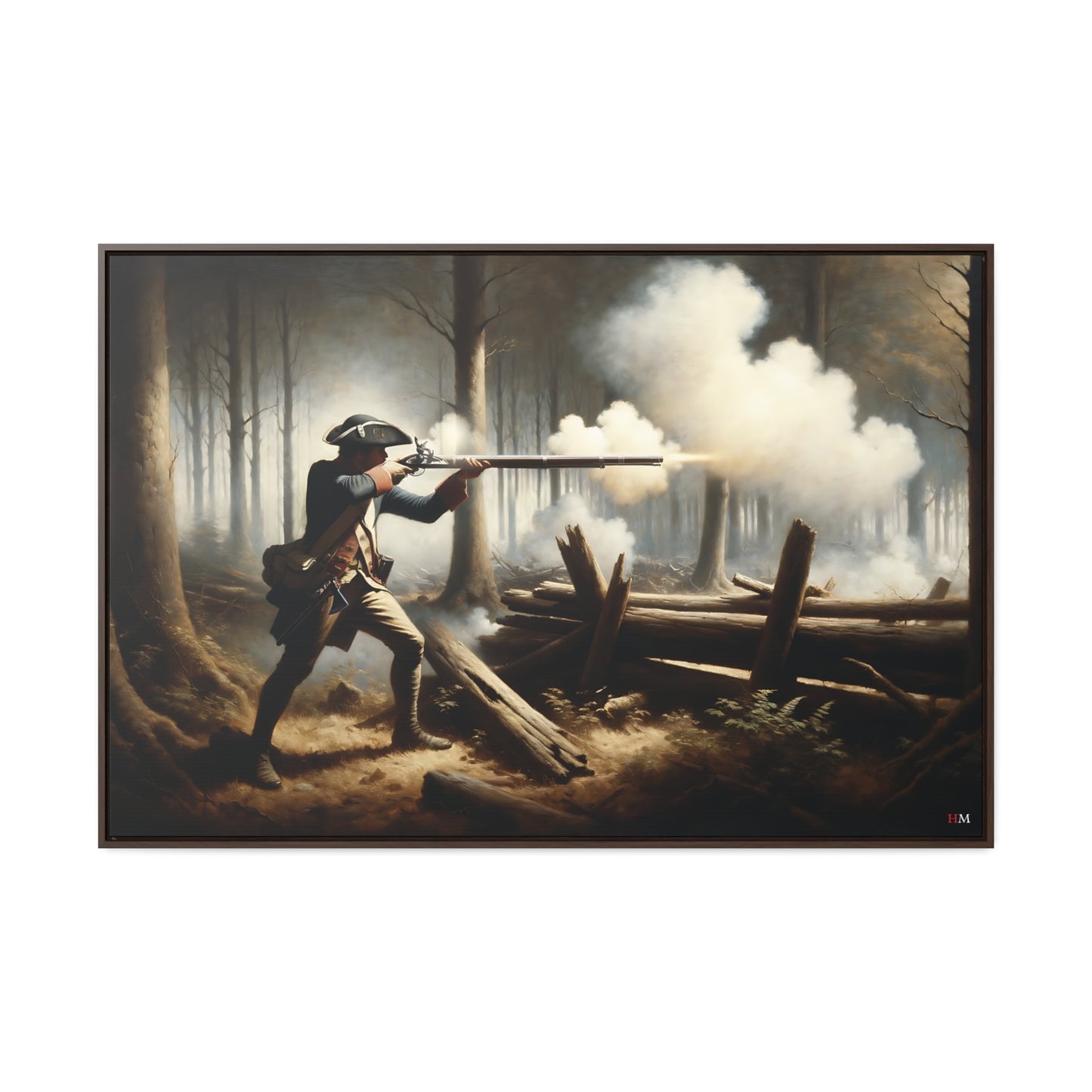 Heroes of the American Revolution Gallery Canvas Painting Wraps, Horizontal Frame