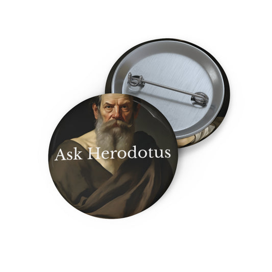 Ask Herodotus Custom Pin Buttons