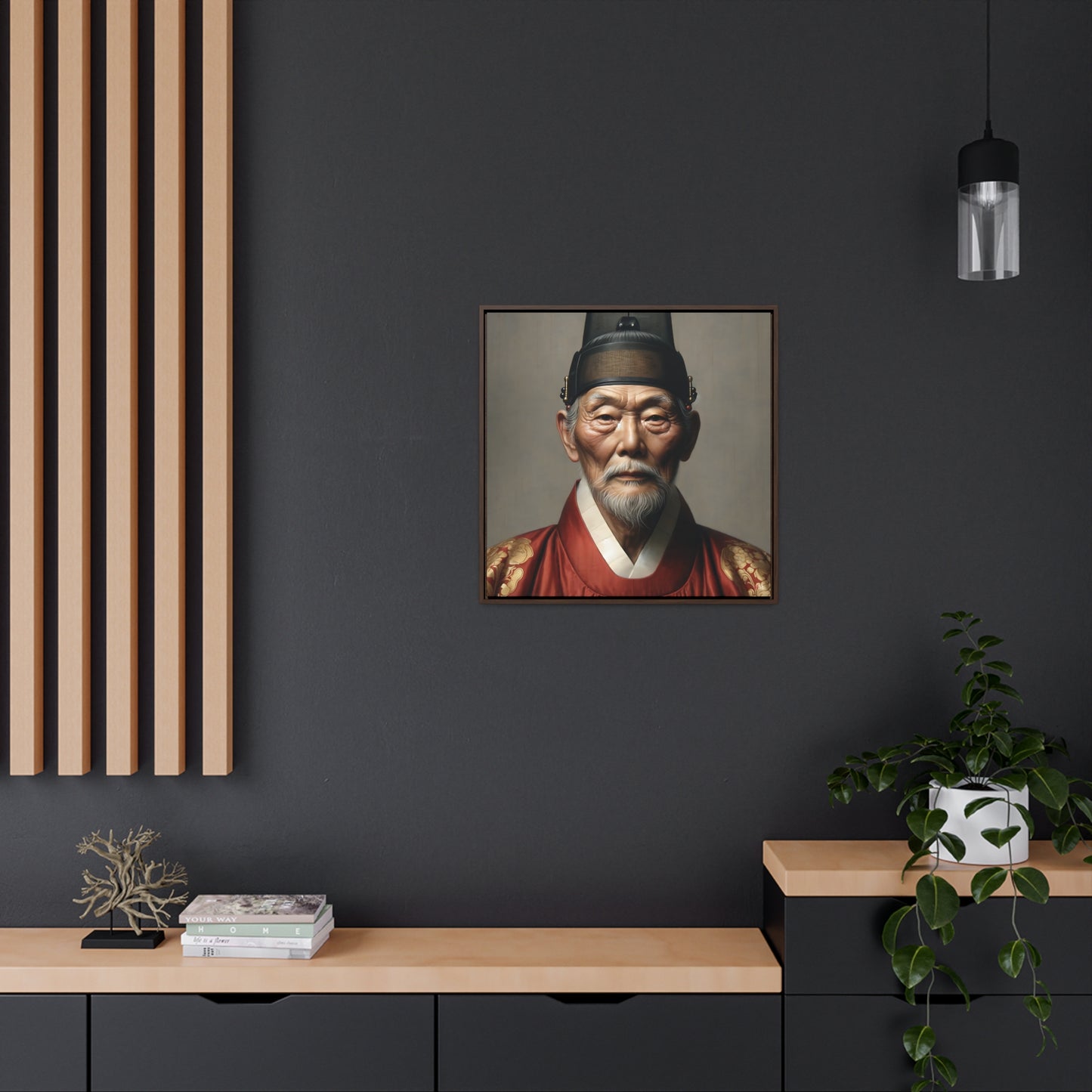 Joseon Monarch Gallery Canvas Wraps, Square Frame