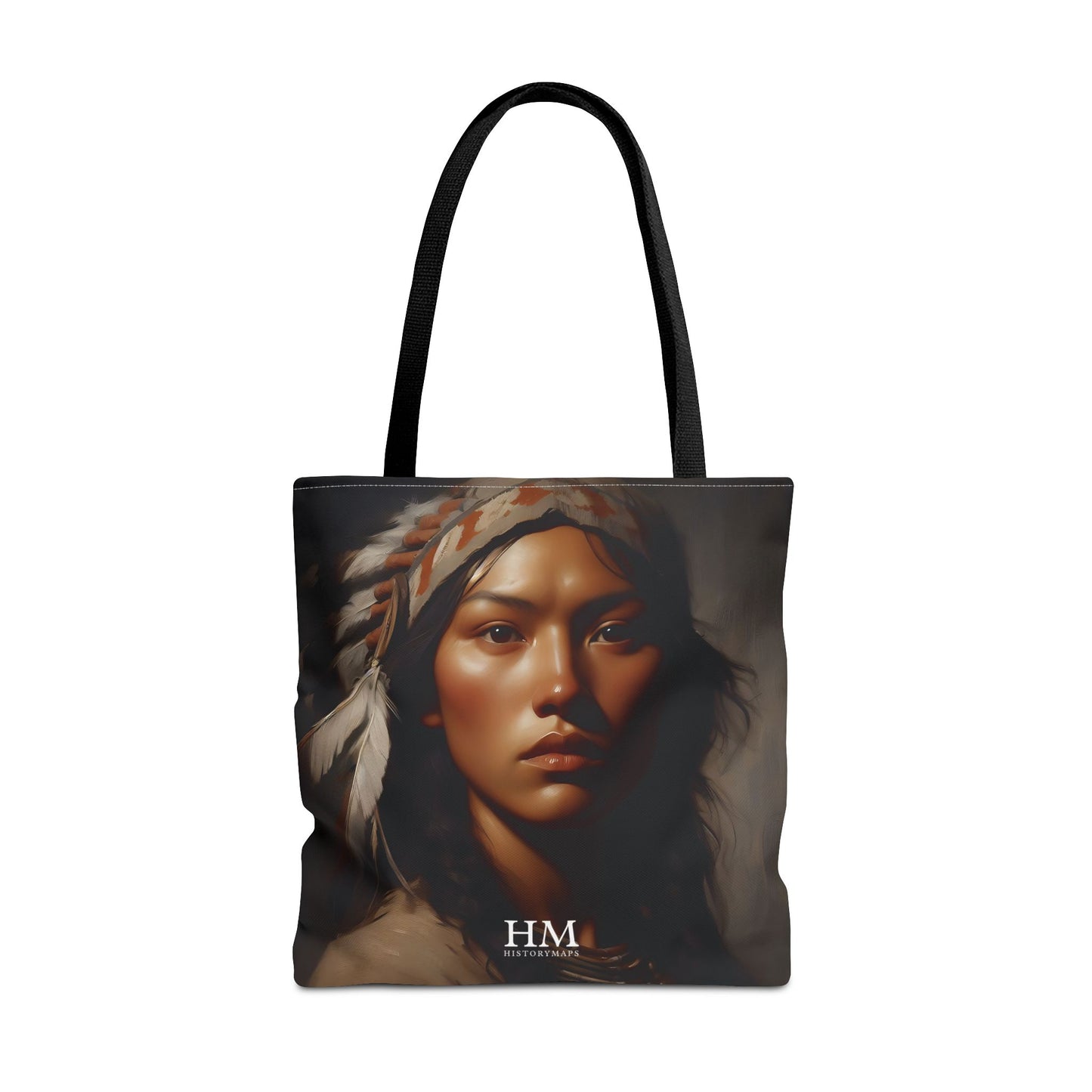 Native American Girl Tote Bag