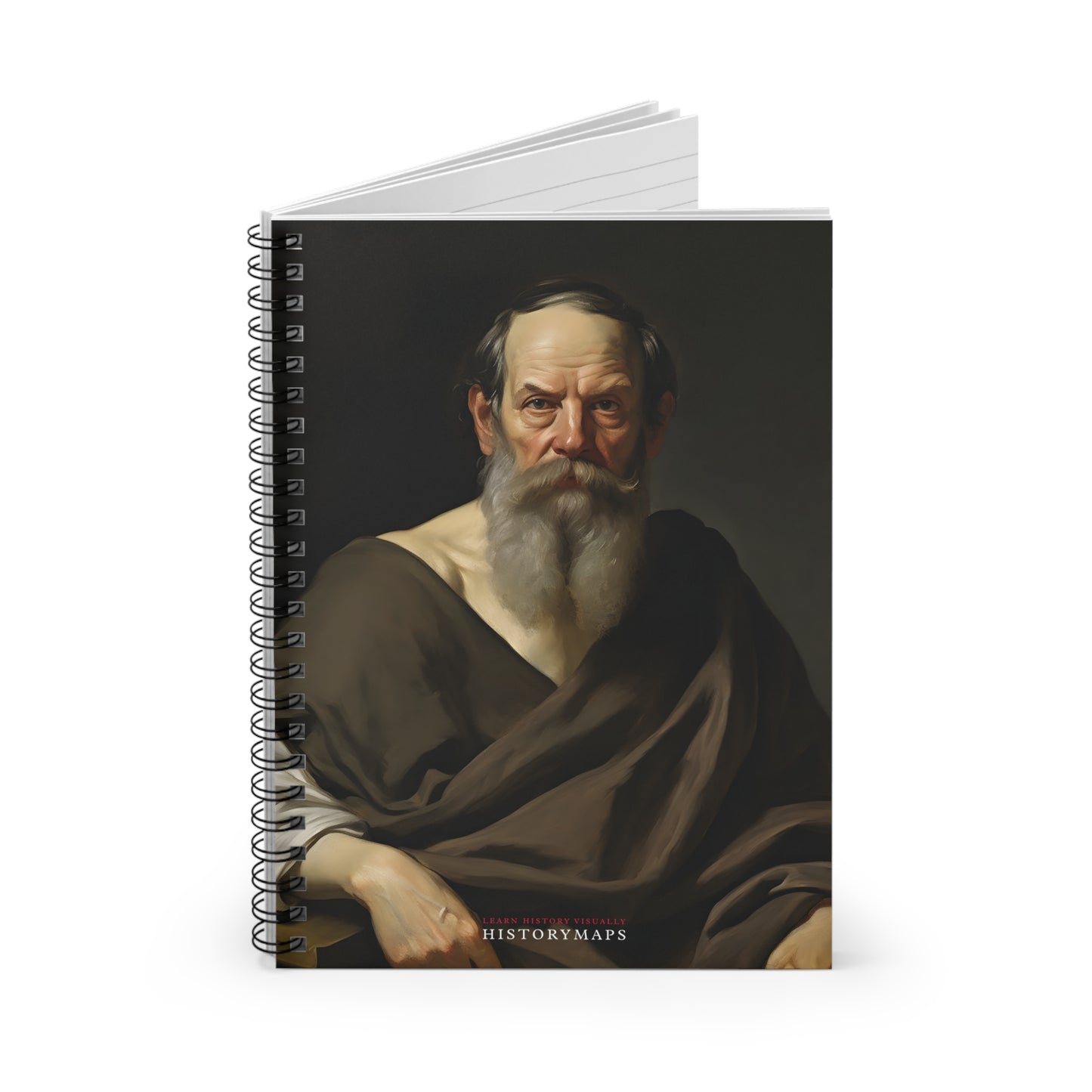 Herodotus Spiral Notebook - Ruled Line