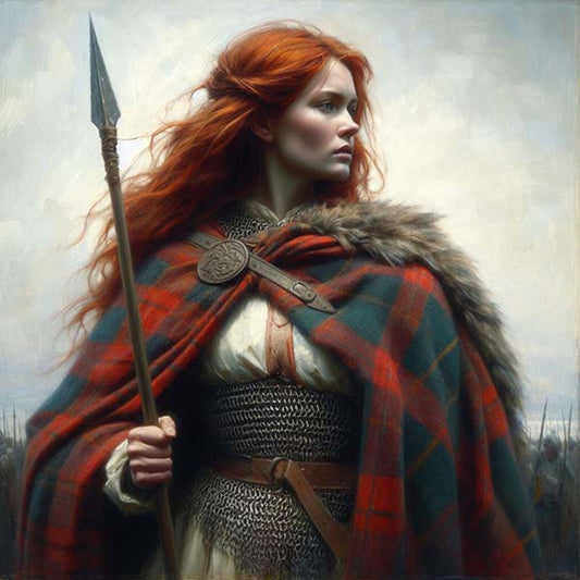 Warrior Queen Boudica Digital Artwork